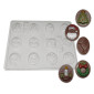 Molde medallas navidad x 12