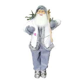 Santa decorativo Blanco - gris