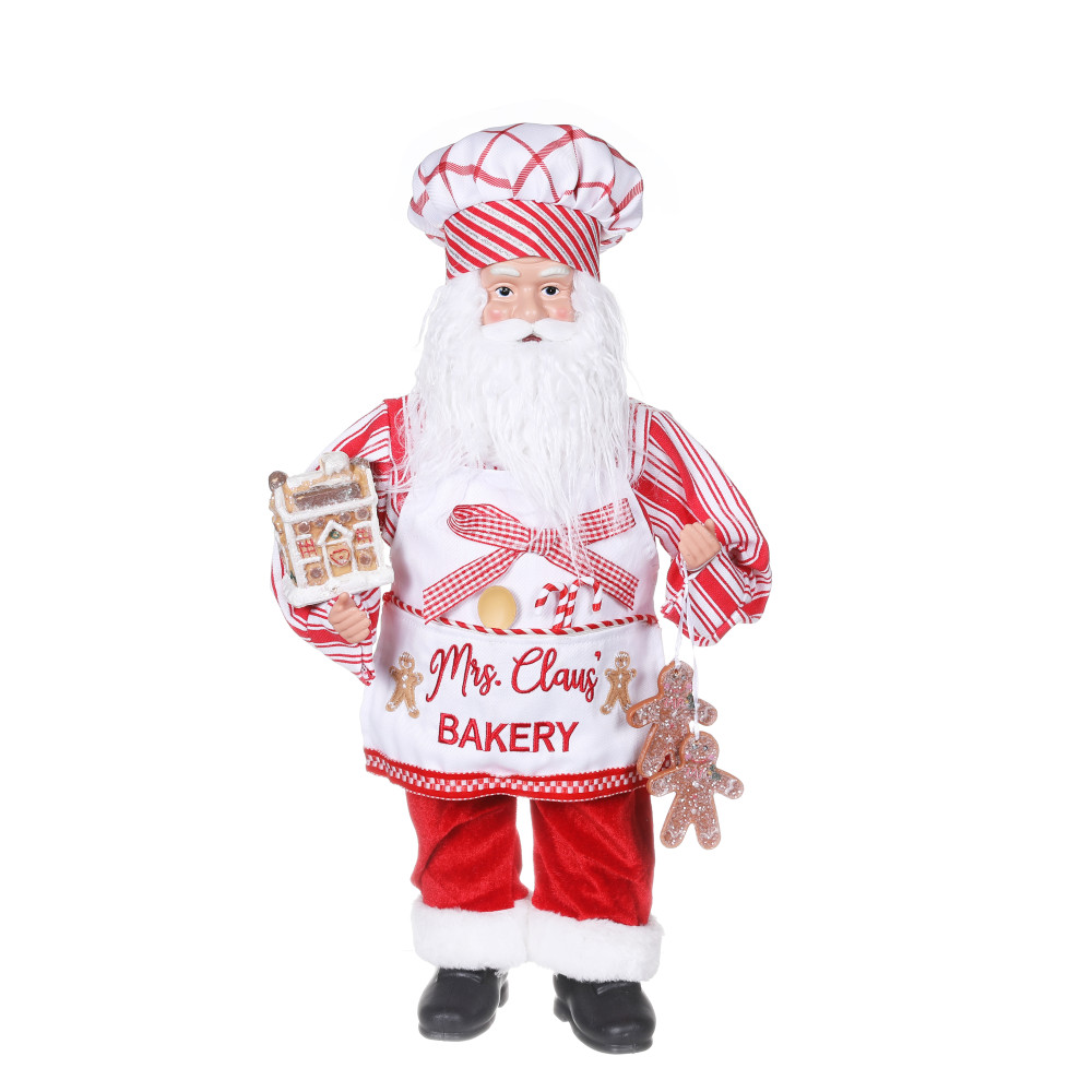 Santa chef muñecos de jengibre 45 CM 