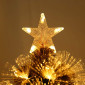 ÁRBOL F.O. CON LUZ CALIDA 210 CM