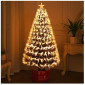 ÁRBOL F.O. CON LUZ CALIDA 210 CM