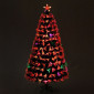 ÁRBOL F. O. MULTICOLOR LUZ LENTA 210 CM