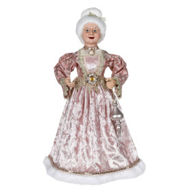Mamá santa oro rosa 45 CM