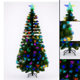 Árbol fibra optica multicolor Bluetooth 210 cm 