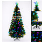 Árbol fibra optica multicolor Bluetooth 210 cm 