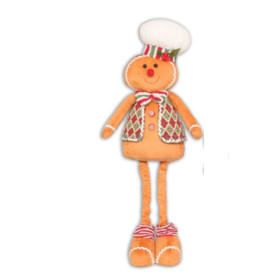Muñeco de jengibre corbatin/vestido 