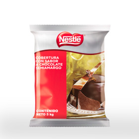 Cobertura sabor chocolate semiamargo x 10 lb