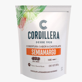 Cobertura sabor chocolate semiamargo x 500 Gr
