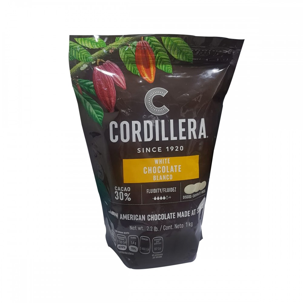 Chocolate cordillera blanca 30% x 1kg