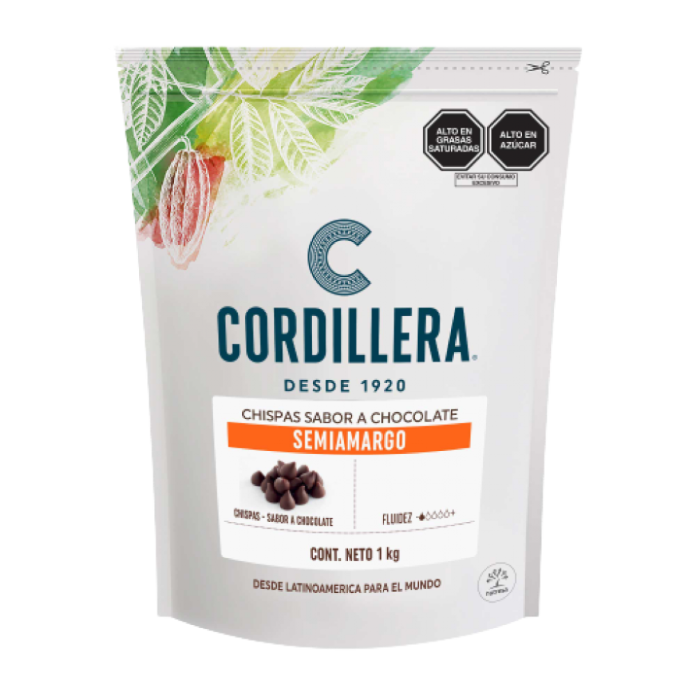 Chips semiamargo cordillera x 1Kg