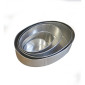Molde ponque ovalado 1/2 Lb x und