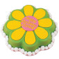 Molde de flor para torta 1/2 lb - 25,5 x 8.5 cms x und