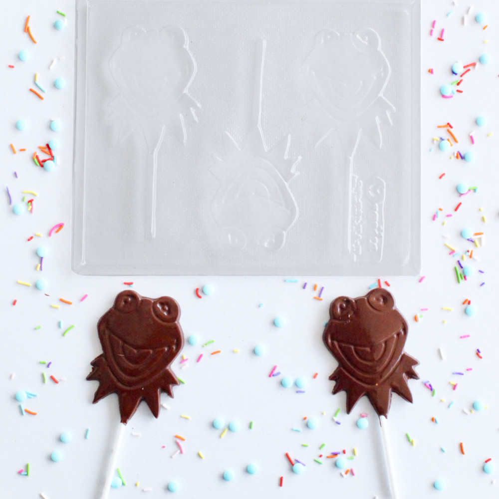 Molde chocolate sapito x 3