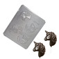 Molde chocolate unicornio x 3