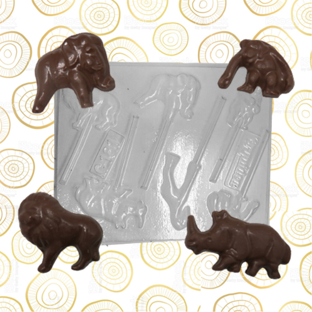 Molde animales x6