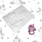 Molde chocolate unicornio x 3 Cav