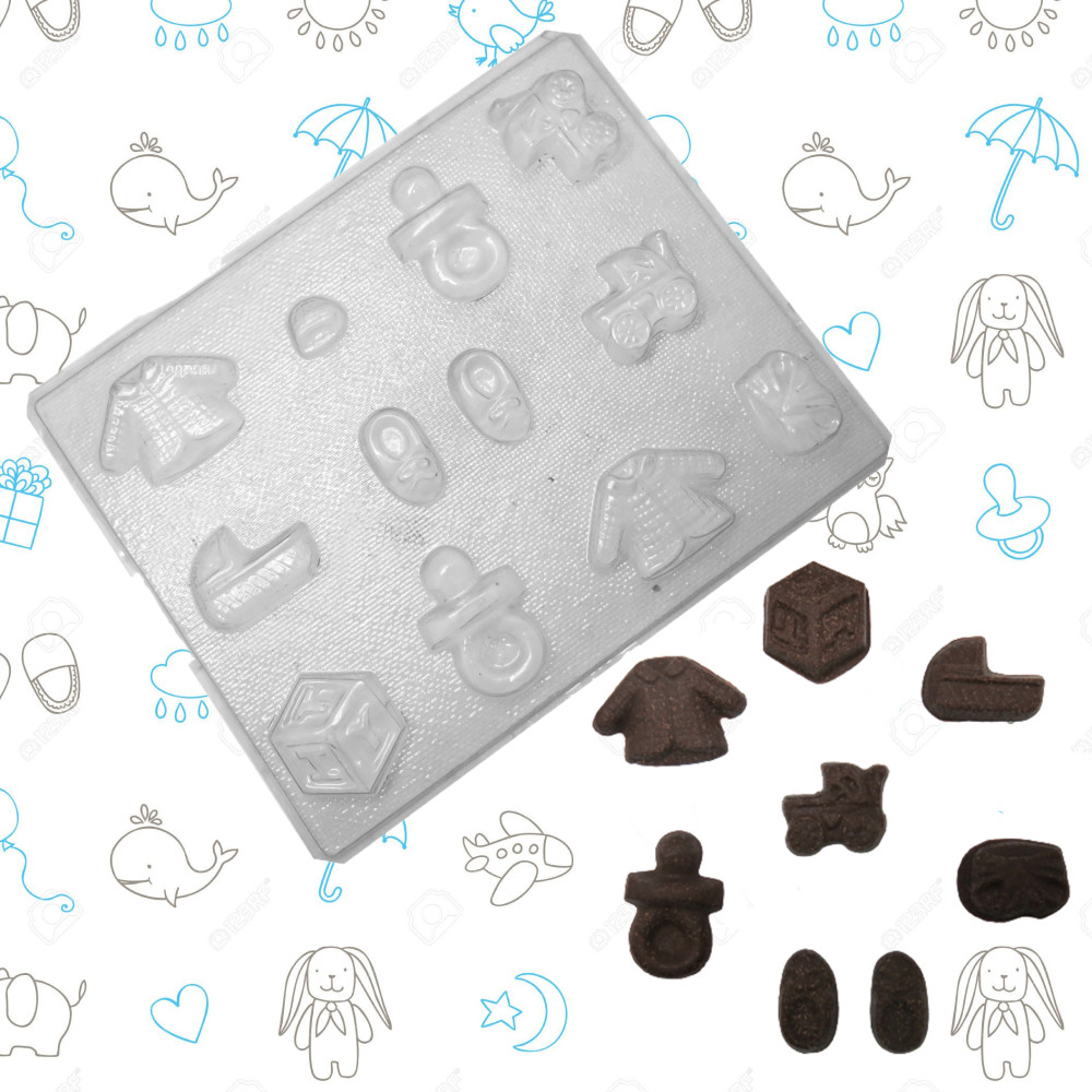 Molde ropita bebe  x 12 Cav