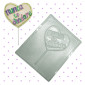 Molde chocolate corazón decorado