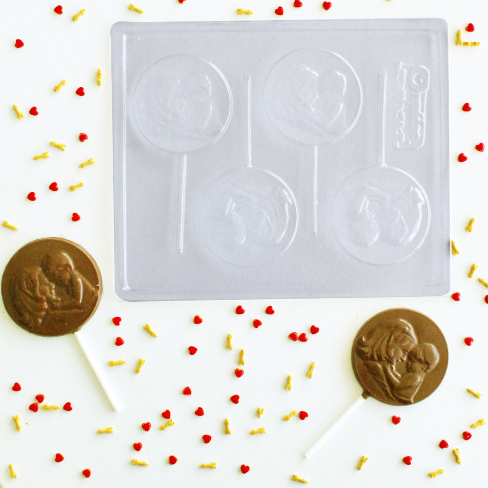 Molde chocolate mama e hijo x4