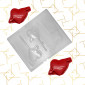 Molde chocolate corazón flechado x 3