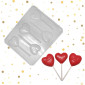 Molde colombina corazón mensaje x 5