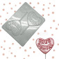 Molde chocolate corazón eres genial x 2