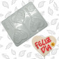 Molde corazón feliz dia