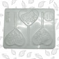 Molde corazón feliz dia