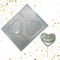 Molde chocolate corazón te quiero x  2