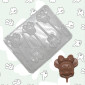 Molde colombina minie x 5