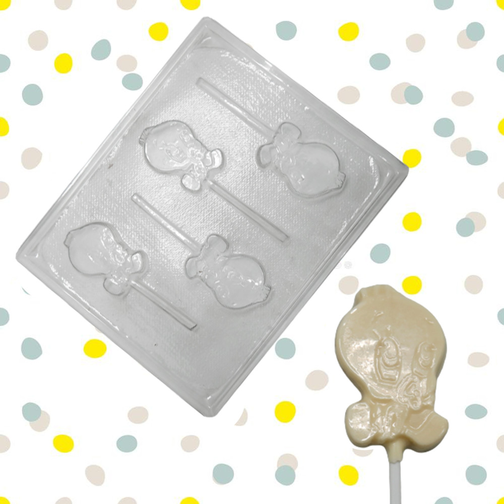 Molde colombina piolin x 4