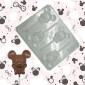 Molde carita mickey  x 4 Cav