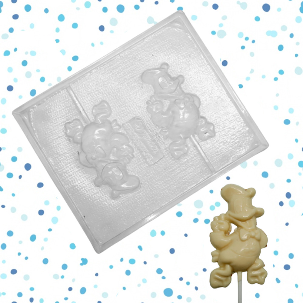 Molde placa pato donald  x 2 Cav