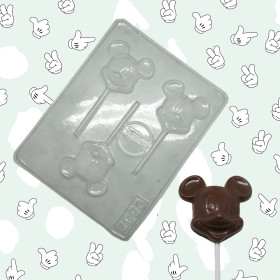 Molde cara mickey mouse x 3