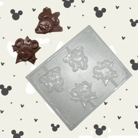 Molde cara mickey- mini placa