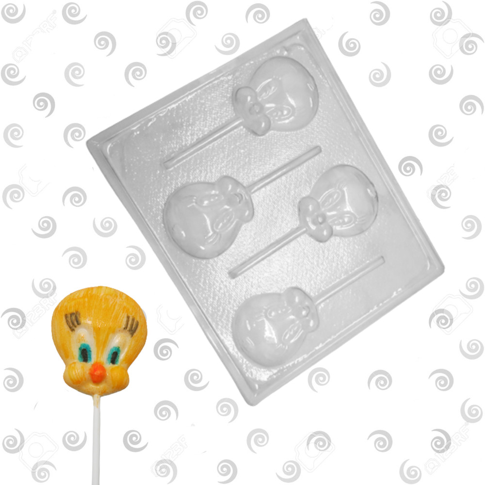 Molde carita piolin x 4 Cav