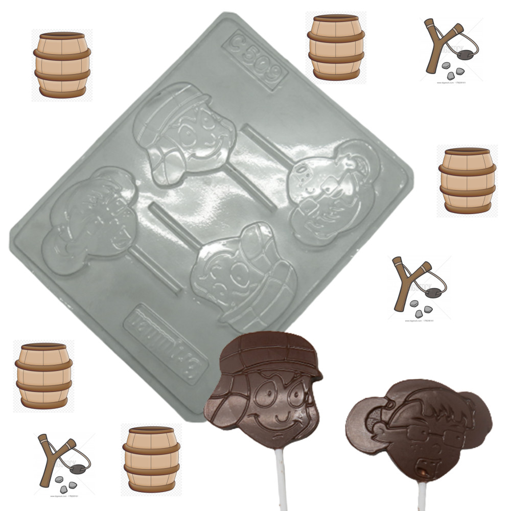 Molde colombina chavo x 4