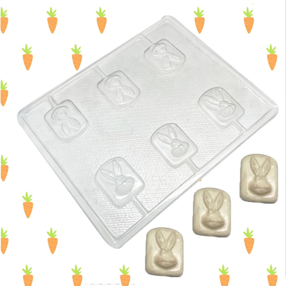 Molde placa Bugs Bunny x 6