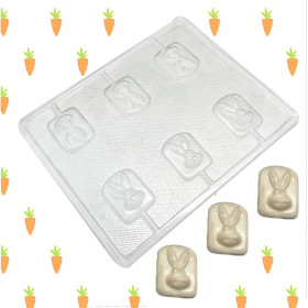 Molde placa Bugs Bunny x 6