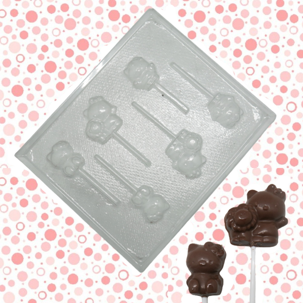 Molde Hello kitty surtido x 6