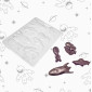 Molde chocolate galaxia x8