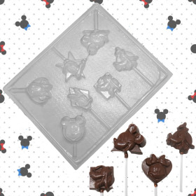 Molde familia mickey mouse x 7