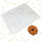 Molde colombina flor x4