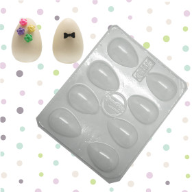 Molde chocolate huevos x 8 Cav