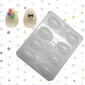 Molde chocolate huevos x 8 Cav