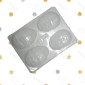 Molde chocolate huevo decorado x 4