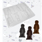 Molde chocolate momias x 5 Cav