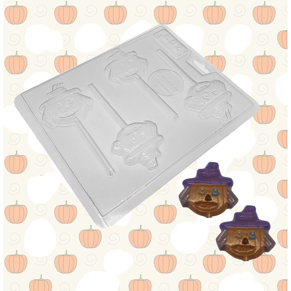 Molde chocolate espantapajaros x 4 Cav