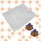 Molde chocolate espantapajaros x 4 Cav