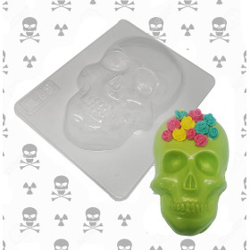 Molde chocolate calavera gigante 